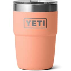 Yeti Rambler 8 Oz Stackable Cup Lowcountry Peach