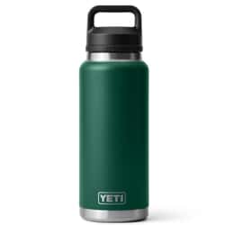 Yeti Rambler 36 Oz Bottle Chug Black Forest Green