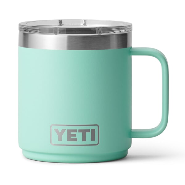 Yeti Rambler 10 Oz Mug Seafoam With Ceramic Lining