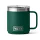 Yeti Rambler 10 Oz Ceramic Lined Mug Black Forest Green