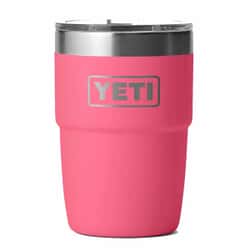 Yeti Rambler 8 Oz Stackable Cup Tropical Pink with Ceramic Lining