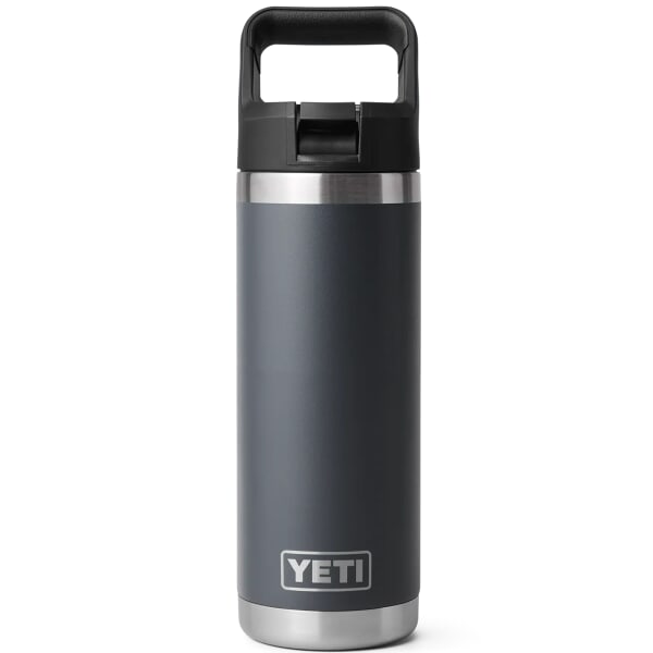 Yeti Rambler 18 Oz Straw Bottle Charcoal