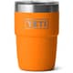 Yeti Rambler 8 Oz Stackable Cup King Crab Orange with Ceramic Lining