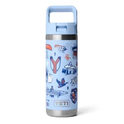 Yeti Rambler 18 Oz Colour Straw Bottle Big Sky Summer Camp