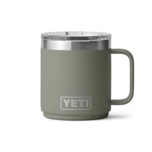 Yeti Rambler 10 Oz Mug with Ceramic Lining Pampa Green