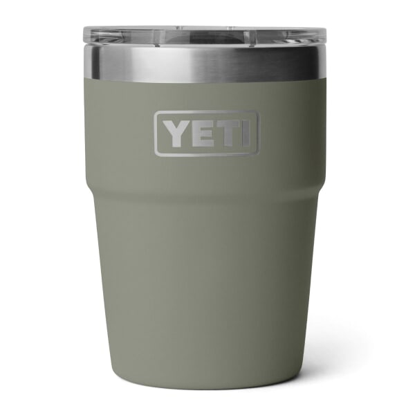 Yeti Rambler 16 Oz Stackable Cup Pampa Green