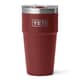 Yeti Rambler 20 Oz Stackable Cup Stag Red
