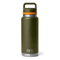 Yeti Rambler 36 Oz Chug Bottle Olive And King Crab Olive
