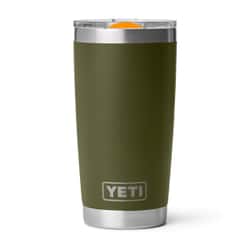 Yeti Rambler 20 Oz Tumbler Olive And King Crab Orange