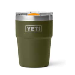 Yeti Rambler 16 Oz Stackable Cup Olive And King Crab Orange