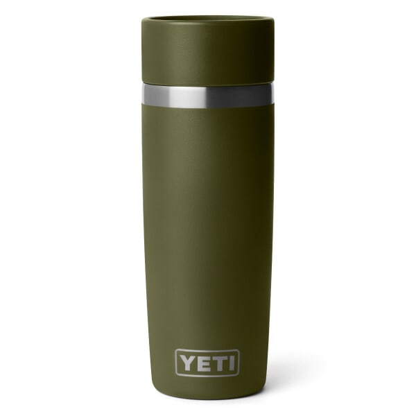 Yeti Rambler 16 Oz Travel Bottle with Commuter Cap Olive And King Crab Orange