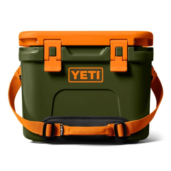 Yeti Roadie 15 Hard Cooler Olive And King Crab Orange