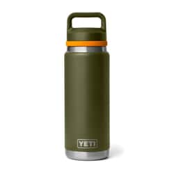 Yeti Rambler 26 Oz Chug Bottle Olive And King Crab Orange