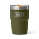 Yeti Rambler 8 Oz Stackable Cup with Ceramic Lining Olive And King Crab Orange
