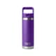 Yeti Rambler 18 Oz Colour Straw Bottle Pace Purple