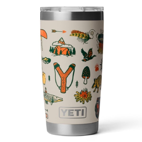 Yeti Rambler 20 Oz Tumbler Cape Summer Camp