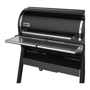Weber Stainless Steel Folding Front Shelf - SmokeFire EX6 Wood Pellet Barbecue 