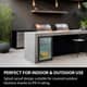 CASO Outdoor Drinks Fridge / Cooler Black RH Hinged 3