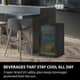 CASO Outdoor Drinks Fridge / Cooler Black RH Hinged 4