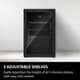 CASO Outdoor Drinks Fridge / Cooler Black RH Hinged 7