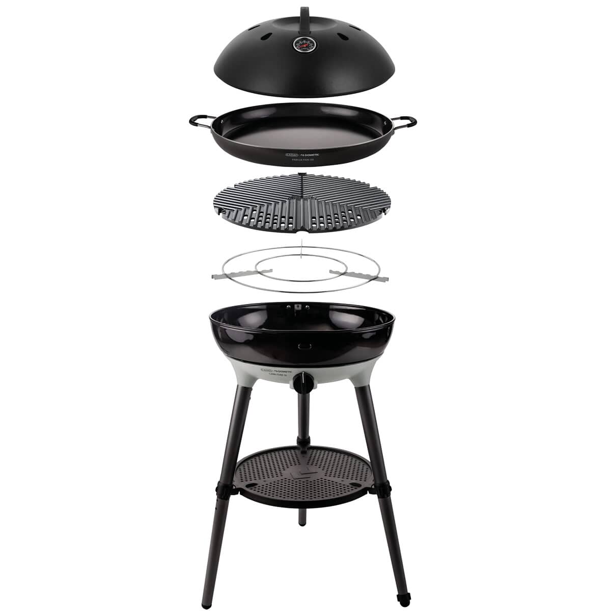 Weber Q2200 Black Gas BBQ includes 2 Piece Tool Set and Brush