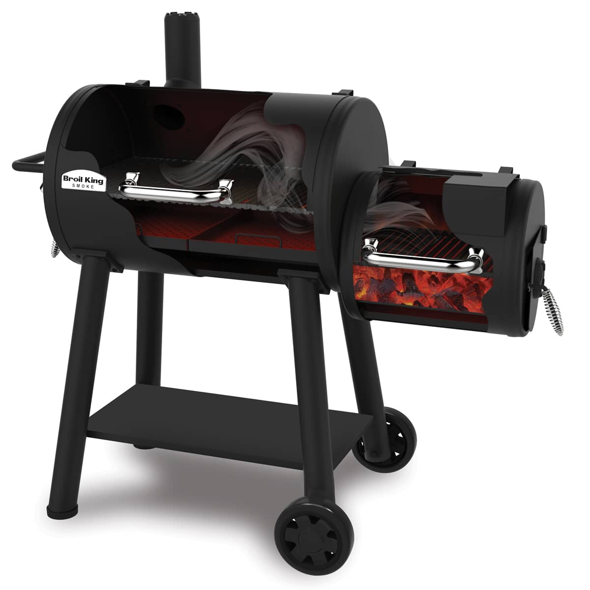 Broil King Regal Smoke Charcoal Offset 500 Smoker PLUS FREE