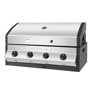 Cadac Meridian 4 Burner Built In Counter Top Stainless Steel Gas BBQ
