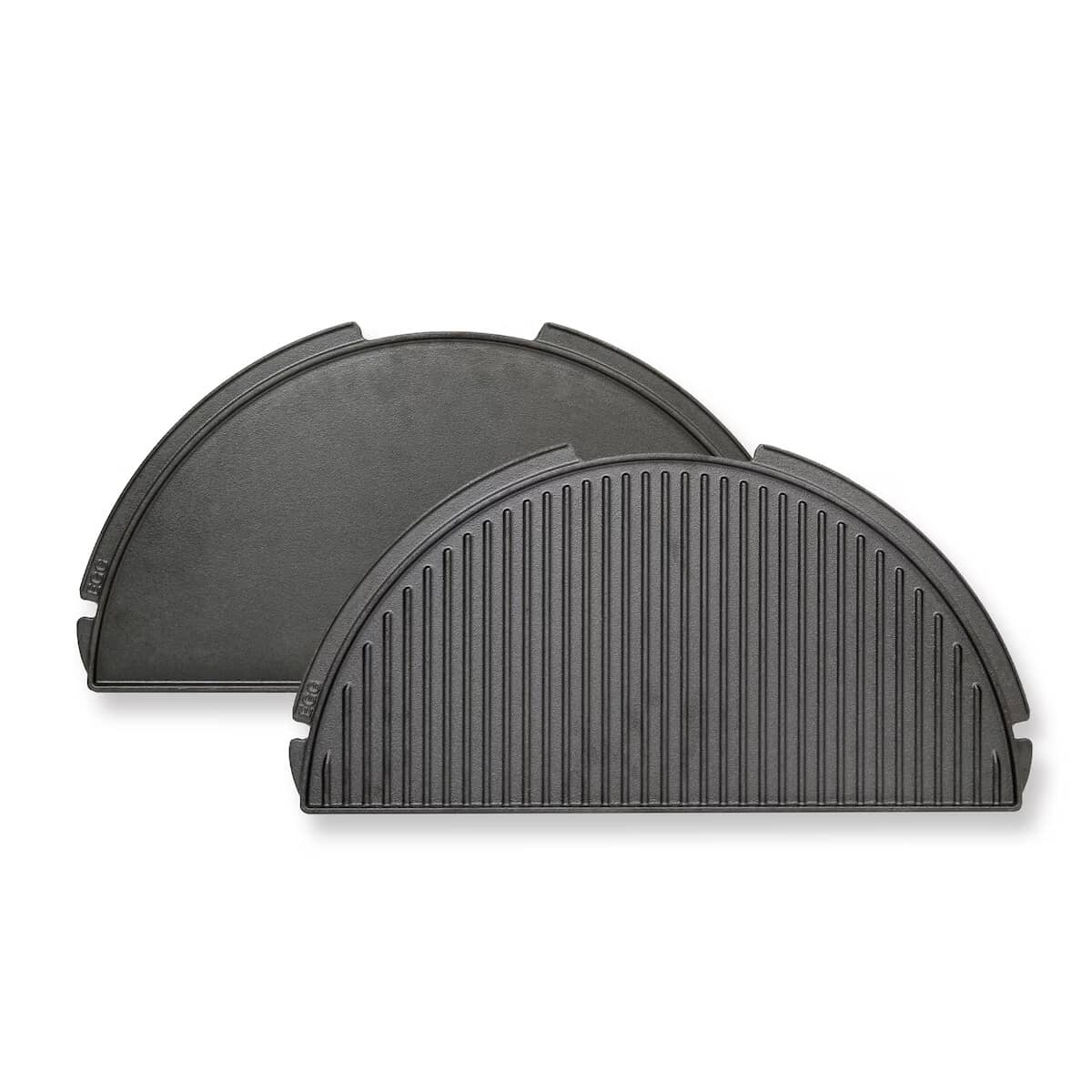 big green egg half moon plancha