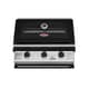 BeefEater Discovery 1200E Series 3 Burner Black Enamel Hood Built In Gas BBQ 1