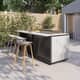 Buschbeck Derby Outdoor Kitchen Island - White 4