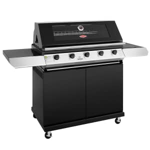BeefEater Discovery 1200E Series 5 Burner And Side Burner Trolley Gas BBQ