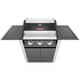 BeefEater Discovery 1600E Series 3 Burner And Side Burner Trolley Gas BBQ 3