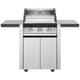 BeefEater Discovery 1600S Series 3 Burner And Side Burner Trolley Gas BBQ 2