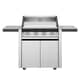 BeefEater Discovery 1600S Series 4 Burner And Side Burner Trolley Gas BBQ 2