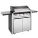 BeefEater Discovery 1600S Series 4 Burner And Side Burner Trolley Gas BBQ 1
