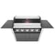 BeefEater Discovery 1600E Series 5 Burner And Side Burner Trolley Gas BBQ 3