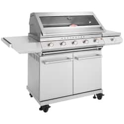 BeefEater Signature 7000 Series Classic 5 Burner And Side Burner Trolley Gas BBQ
