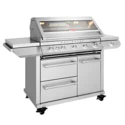 BeefEater Signature 7000 Series Premium 5 Burner And Side Burner Trolley Gas BBQ