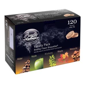 Bradley Smoker Flavour Bisquettes 120 Pack - Five Flavour Variety Pack