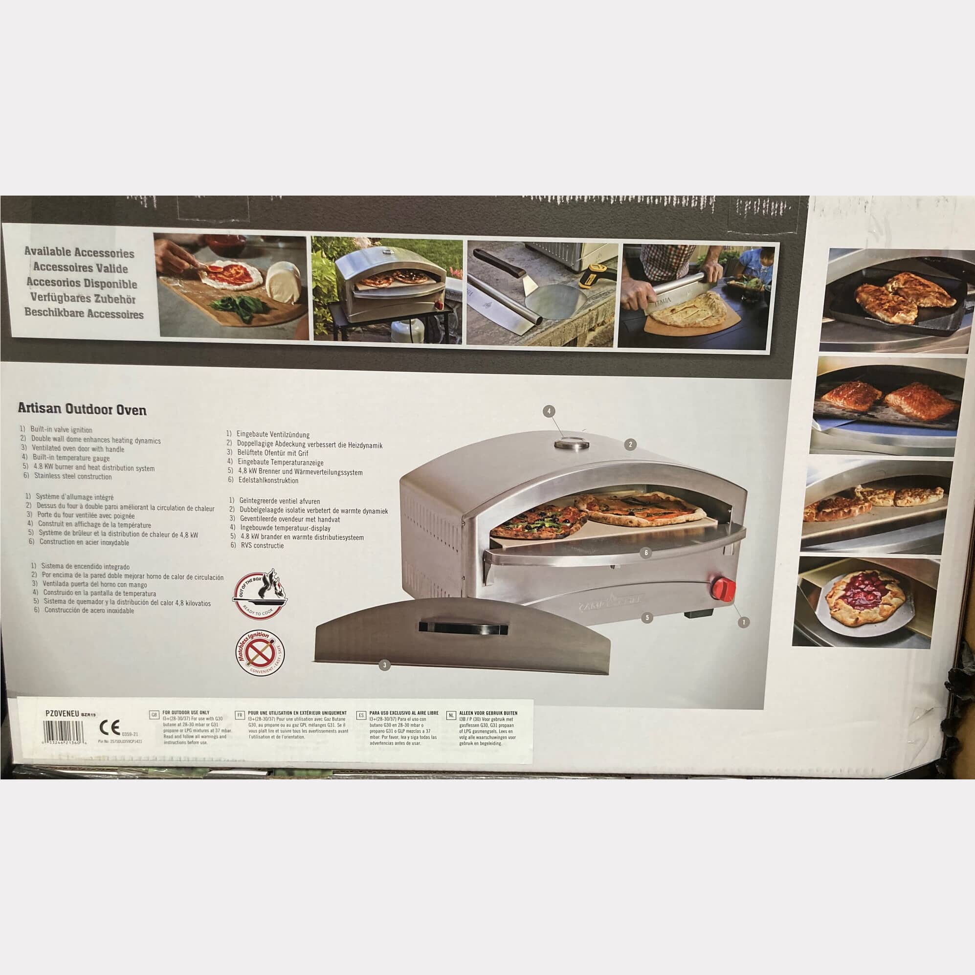 Camp Chef Italia Artisan Gas Pizza Oven CCPZOVEN BBQ World