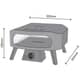 Cozze 13 Inch Gas Pizza Oven with Thermometer and Pizza Stone inc Gas Hose and Regulator 3