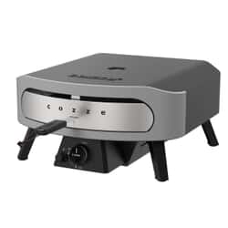Cozze 17 Inch Gas Pizza Oven with Thermometer and Pizza Stone inc Gas Hose and Regulator