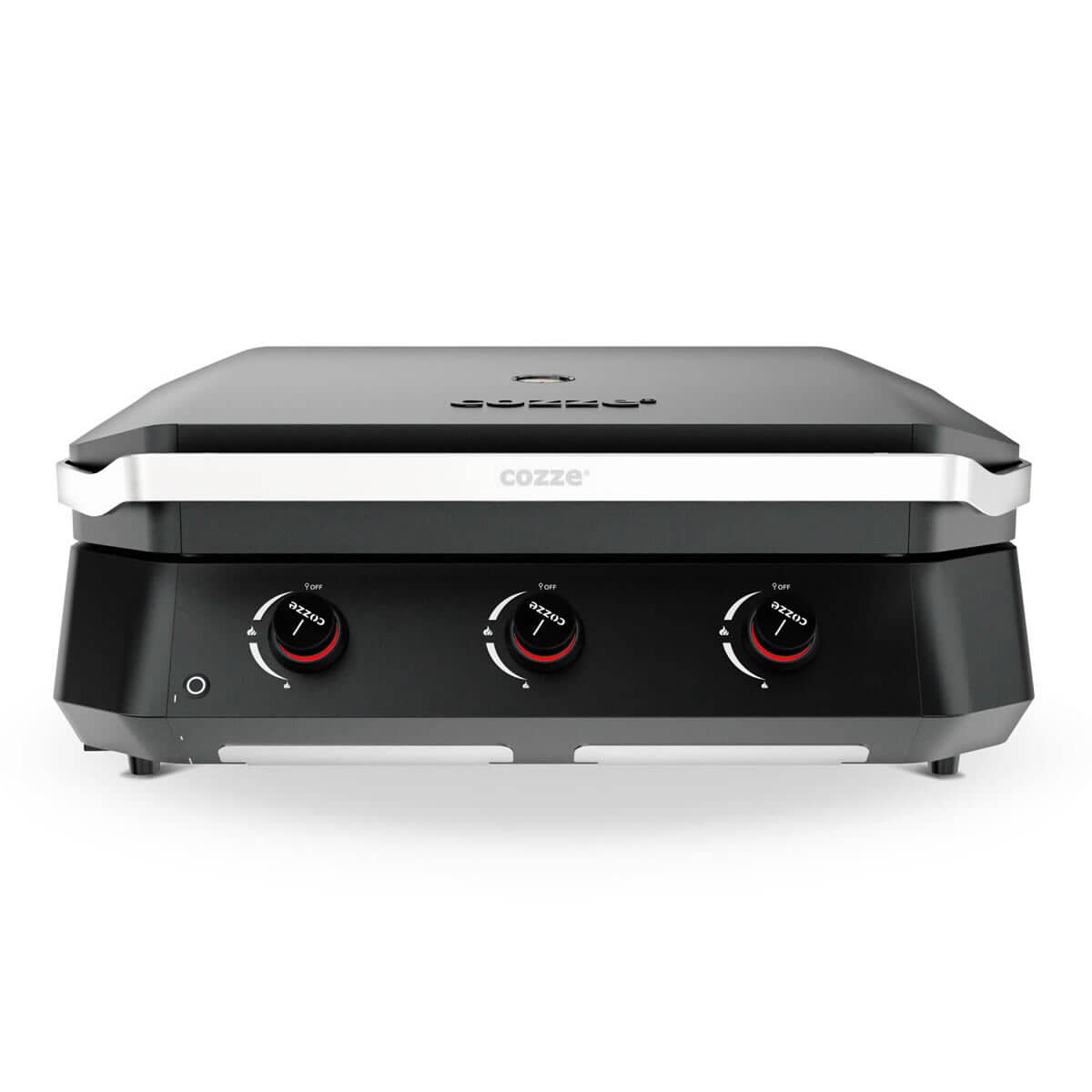 Cozze G 800 plancha with lid and 3 gas burners