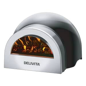 Delivita Origin Wood Fired Clay Oven - Very Black