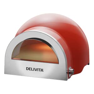Delivita Flow Dual Fuel Clay Oven - Chili Red