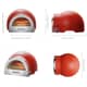 Delivita Flow Dual Fuel Clay Oven - Chili Red 4