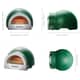 Delivita Flow Dual Fuel Clay Oven - Emerald Green 4