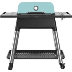 Everdure Force 2 Burner Gas BBQ Matt Mint Gen 2 with Free Cover