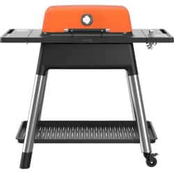 Everdure Force 2 Burner Gas BBQ Matt Orange Gen 2 with Free Cover