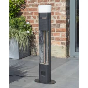 Kalos Ibiza Floor Standing Heater 1800w with LED Lights and Bluetooth Speaker